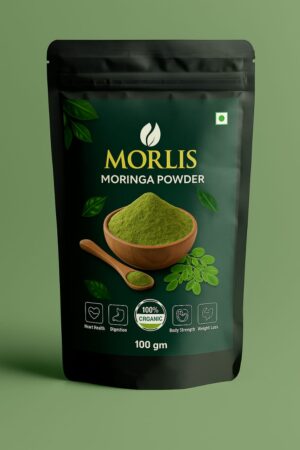 Morlis Organic Moringa Powder – Pure Nutrition from Nature